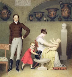 Der Künstler und seine Familie, 1813